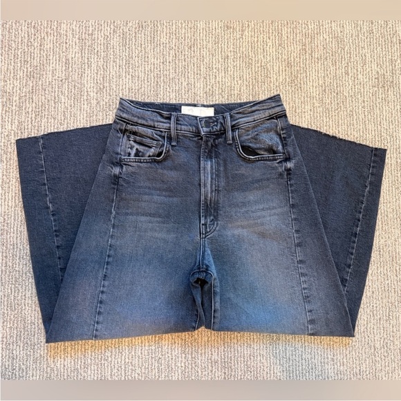 Mother The Half Pipe Flood High Rise Jeans in Outta Sight size 25 - Picture 3 of 14